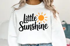 Little Sunshine svg | Summer Svg | Shirt Svg Product Image 1