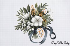 Silver Christmas Clipart Sublimation PNG Product Image 1