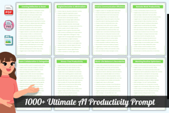 1000 Ultimate AI Productivity Prompt Product Image 2