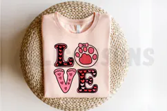 Valentine Love Sublimation PNG, Dog Lover Gift PNG Product Image 2