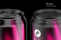 450ml Aluminium Can Mockup Product Image 2