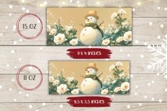 Snowman Mug Sublimation, Cozy Winter Mug Design Product Image 2