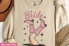 Bride PNG, Pink Western Sublimation PNG Product Image 3