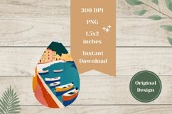 Abstract Teardrop Earrings, Sublimation Earrings Summer Product Image 2