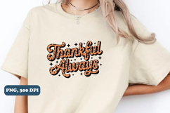 Thankful always png sublimation design Product Image 3