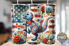 4th Of July Dinosaur Tumbler Bundle - 15 Designs Product Image 3