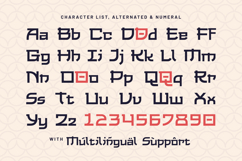Jamino - Modern Minimal Japanese Font - Clean Display Font Product Image 2