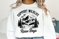 Support Wildlife Raise Boys svg | Svg Cut Files | Shirt Svg Product Image 1
