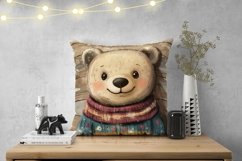 Winter Wolf Pillowcase, Winter Animals Pillow Case Product Image 2