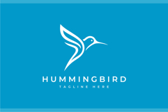 Hummingbird Logo Design Vector Illustration Product Image 2