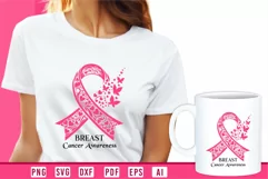 Breast Cancer Awareness SVG, Breast Cancer T Shirt Designs Product Image 2