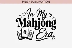Mahjong quote png design for T-shirts Product Image 2