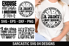 Sarcastic SVG Design -i dont always roll a joint but when i Product Image 1