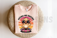 Cartoon Chick Wearing Sunglasses Standing In Heart Circle Product Image 2