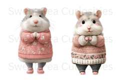 Gerbil, Hamster, Mouse, Shabby Chic, Ephemera, PNG, Clipart Product Image 2