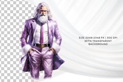 Charm Purple Christmas Clipart Bundle, Set of 20 Png Bundle Product Image 2