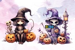 Cute Skeleton Halloween Bundle, Cute Skeleton Halloween PNG Product Image 3