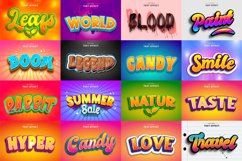 Editable Text Effects Bundle for Illustrator. Vector files Product Image 4