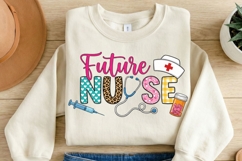 Future Nurse PNG Sublimation Design, Nursing Student Shirt Product Image 2