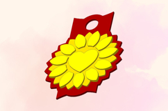 Sunflower, 40 OZ Tumbler, STL/3MF files for 3D Printing Product Image 2