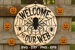 Welcome To Our Vibes Halloween Laser Cut File SVG Product Image 1