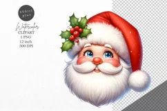 Christmas clipart, Santa clipart, Winter clipart Product Image 1