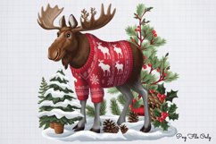 Christmas Woodland Animals Clipart Bundle PNG Product Image 7