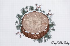 Rustic Christmas Sublimation Clipart Bundle PNG Product Image 3