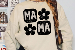 Checker Mama Sublimation, Floral Mama Png Product Image 2