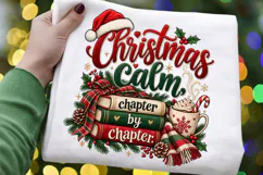 Christmas Calm Chapter by Chapter PNG, Christmas Books Product Image 3