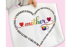 Mother's Day PNG, She is Mom PNG, Faux Yarn Mama PNG, Mother Product Image 9