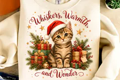 Funny Christmas PNG, Christmas Goose, Meowy Christmas Cats Product Image 2