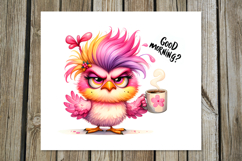 Good morning | 4 skinny tumbler Sublimation designs PL Product Image 2