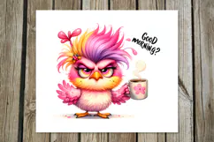 Good morning | 4 skinny tumbler Sublimation designs PL Product Image 2
