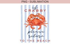 Crab png design for T-shirts Product Image 2