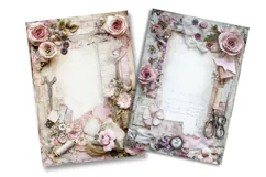 Vintage Romance Junk Journal Pages Product Image 2