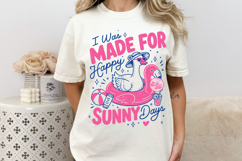 I Was Made For Happy Sunny Days PNG, Summer Sublimation Product Image 2