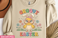 Groovy Easter PNG, Gnome St Patricks Day Sublim Product Image 2