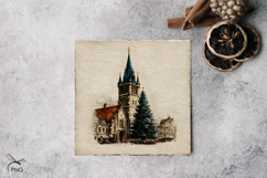 Christmas digital paper, background clipart Product Image 3