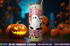 Halloween Tumbler Wrap, Halloween Tumbler SVG, Halloween Tum Product Image 2
