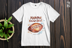 Proud Football Mom Dad Watercolor Clipart Sublimation PNG Product Image 2
