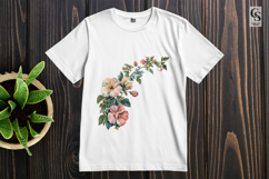 Vintage Floral Corner Clipart Sublimation PNG Product Image 2