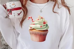 Watercolor Christmas Cakes Clipart, Christmas Clipart Product Image 2