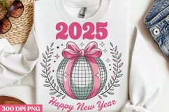 2025 Happy new year PNG, Happy New Year Sublimation Product Image 3