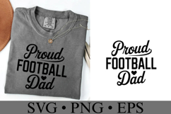 Proud Football Dad Svg | Game Day Svg | Shirt Svg Product Image 1