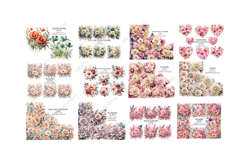 Flowers Mega Clipart Bundle, Floral Clipart, Huge Bundle Product Image 2