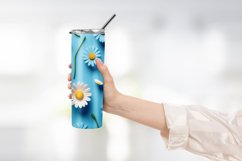 3d flower pattern tumbler wrap sublimation Product Image 3