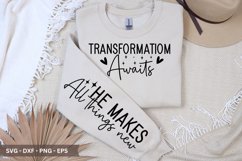 Sleeve T-shirt Designs SVG Bundle,Positivity Sleeve SVG Product Image 21