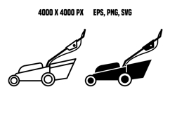 Lawn Mower Icons Product Image 1