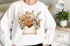 Vintage Floral Writing Clipart Product Image 2
